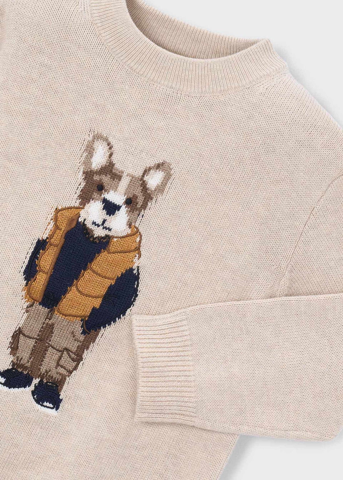 Boys' intarsia jumper