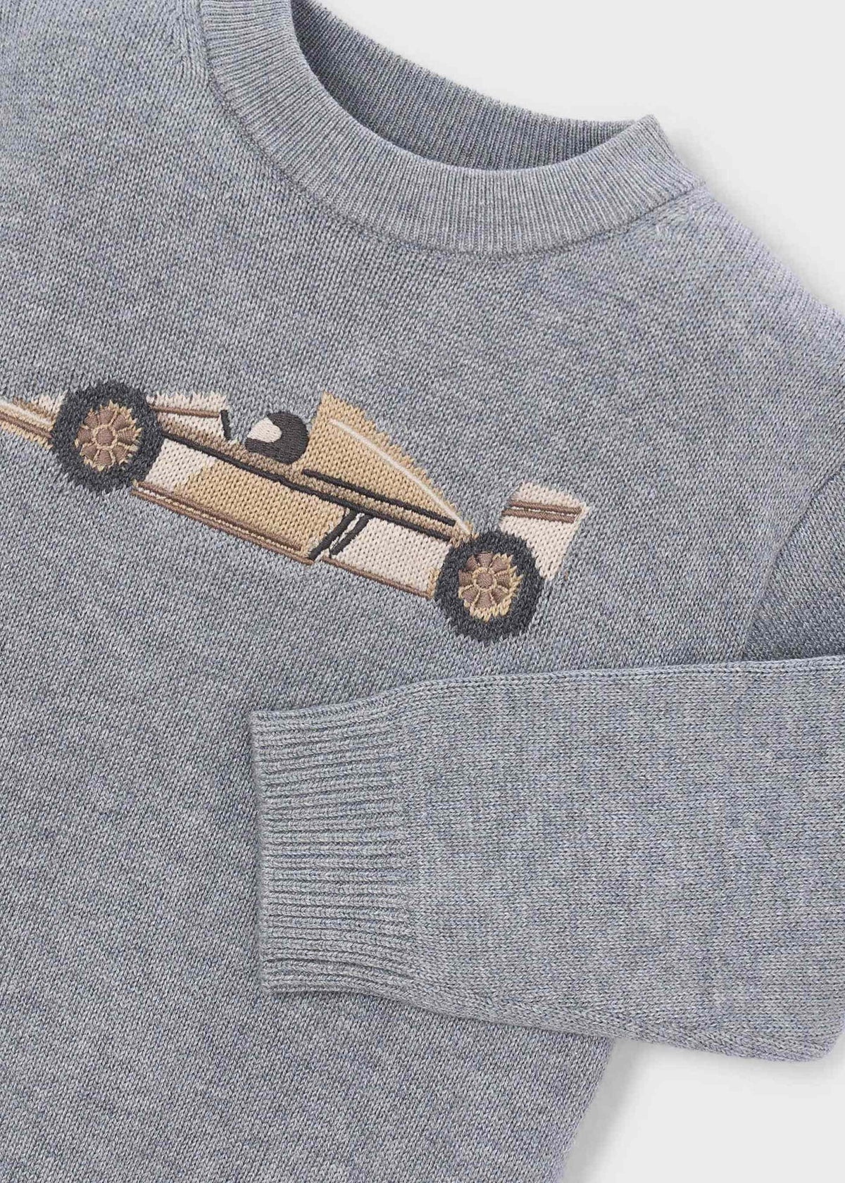 Boys' intarsia jumper
