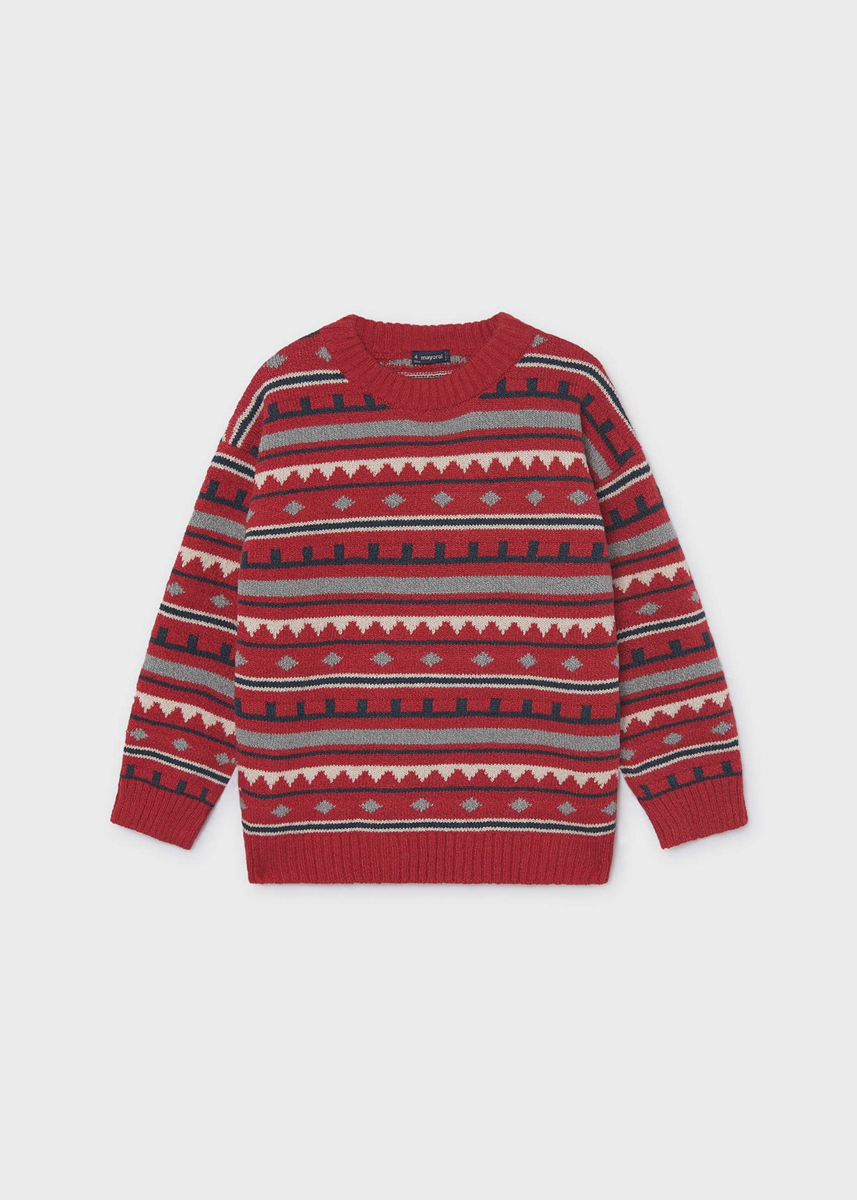 Boys' jacquard jumper