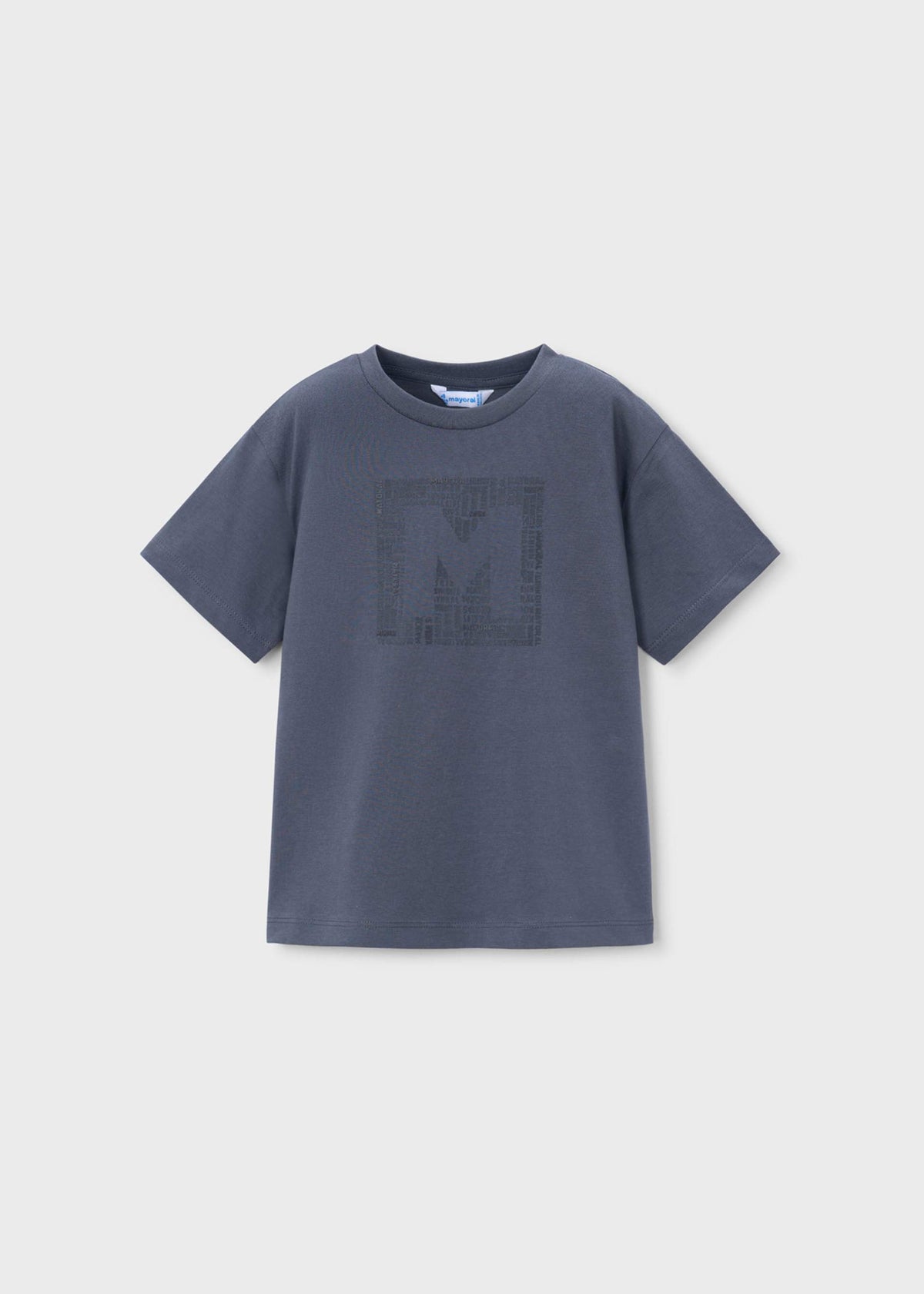 Jungen-T-Shirt mit Buchstaben-Print