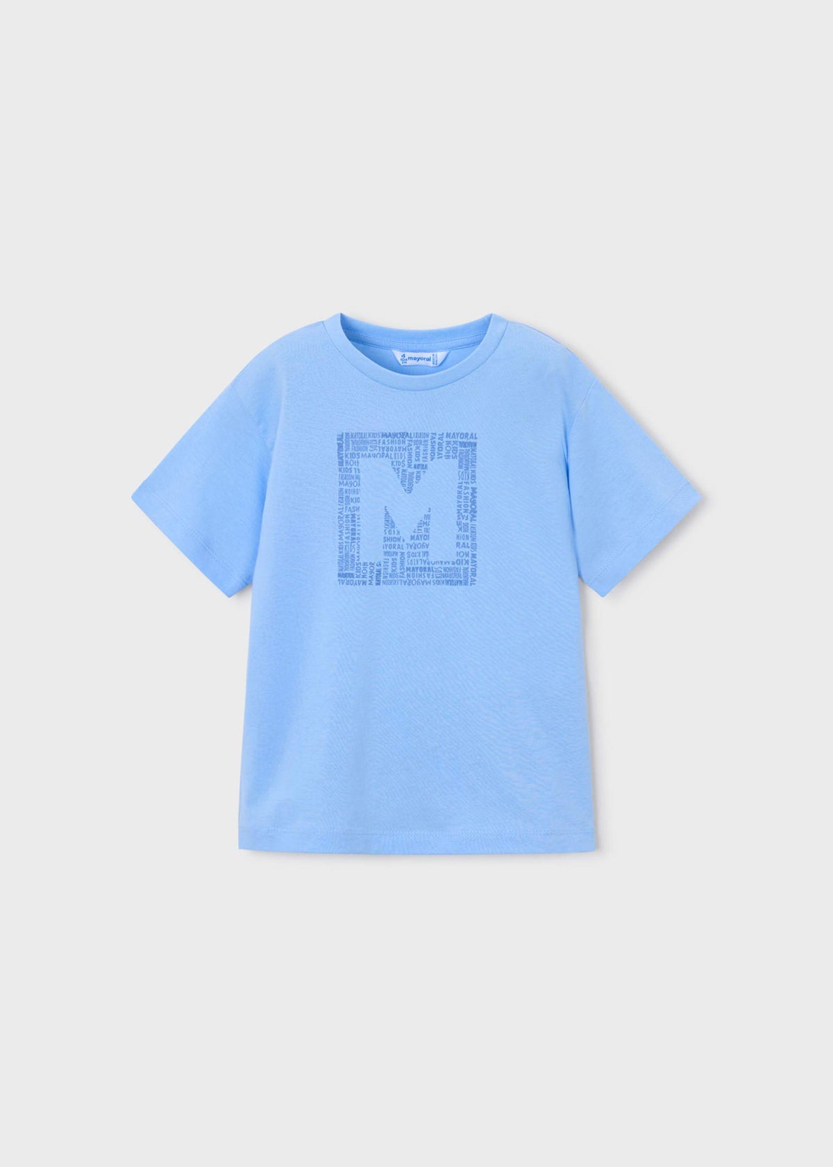 Jungen-T-Shirt mit Buchstabenaufdruck