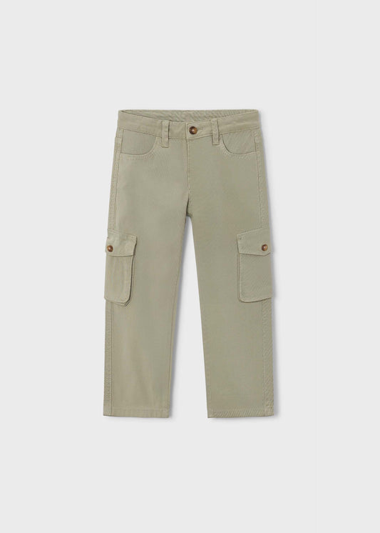 Boys' long cargo trousers