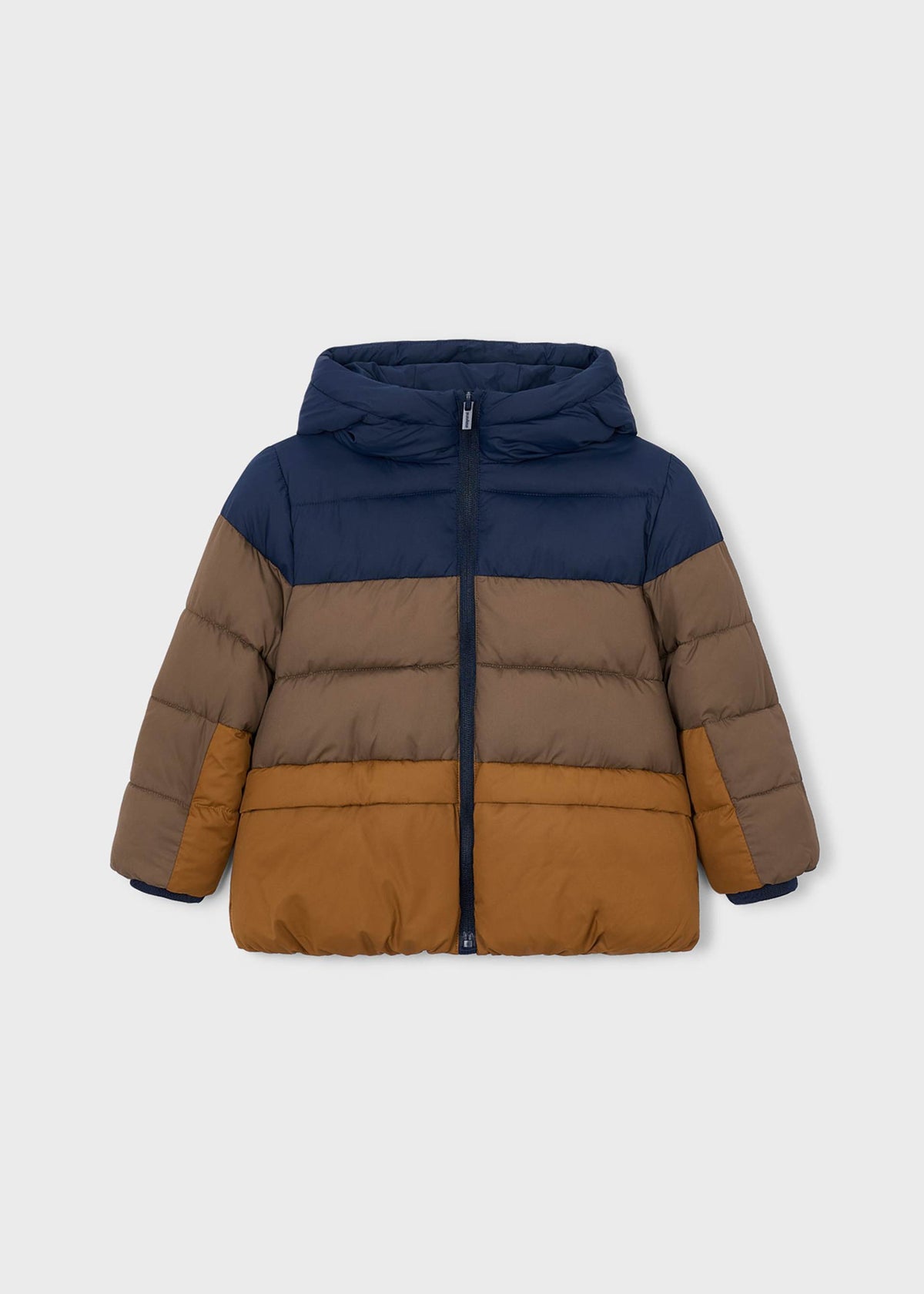 Boys' mixed-fabric jacket