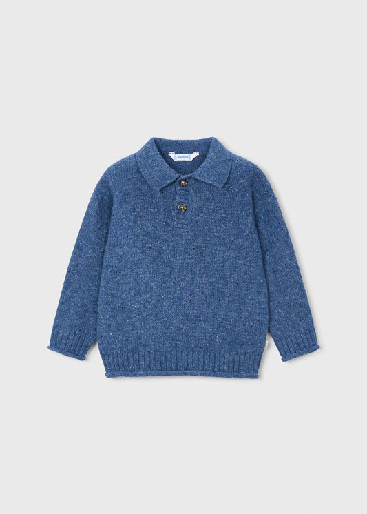 Boys' polo neck jumper