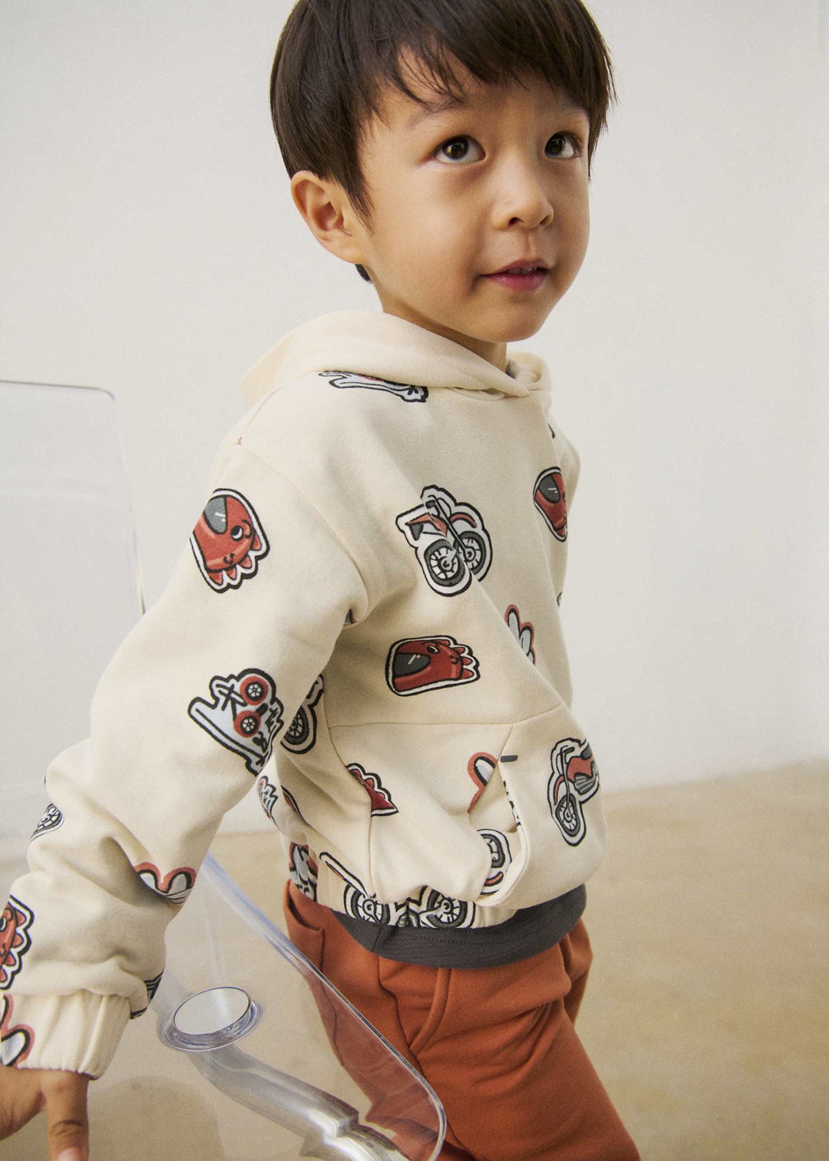 Boys' printed sweatshirt