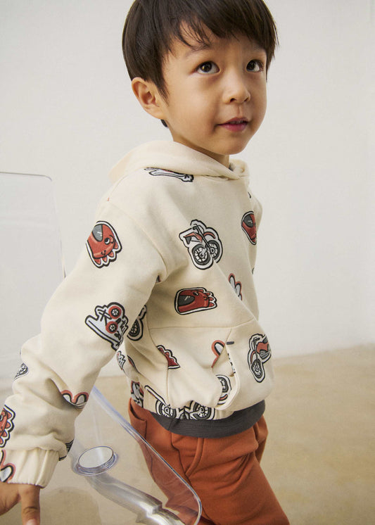 Boys' printed sweatshirt