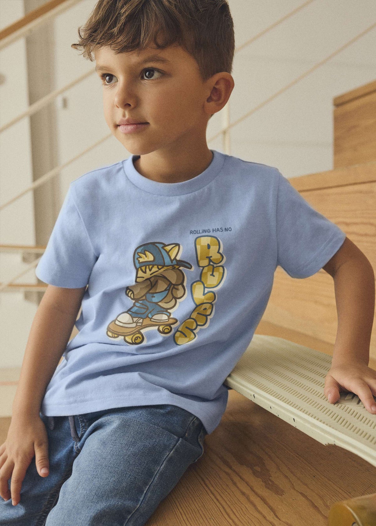 Boys' printed T-shirt