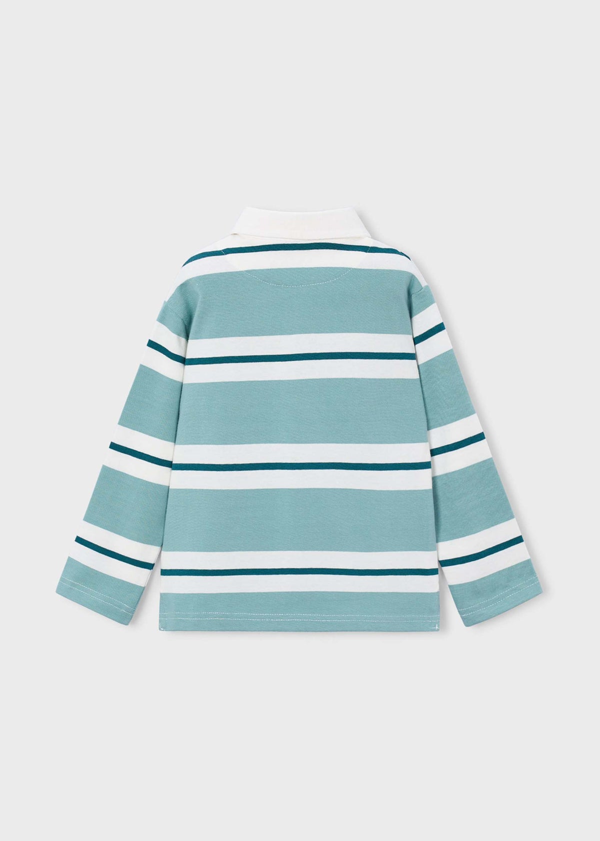 Boys' striped polo shirt