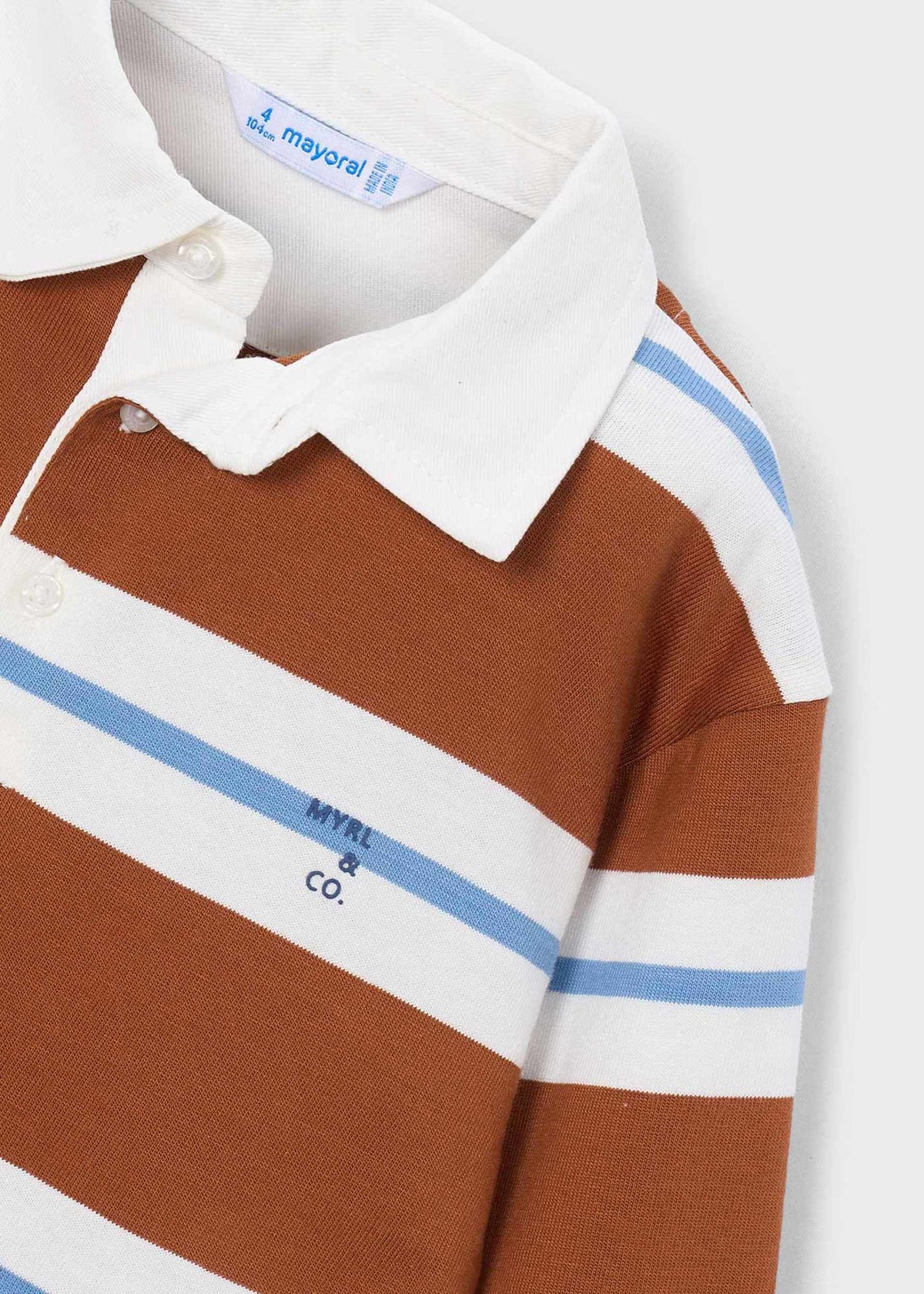Gestreiftes Polohemd für Jungen