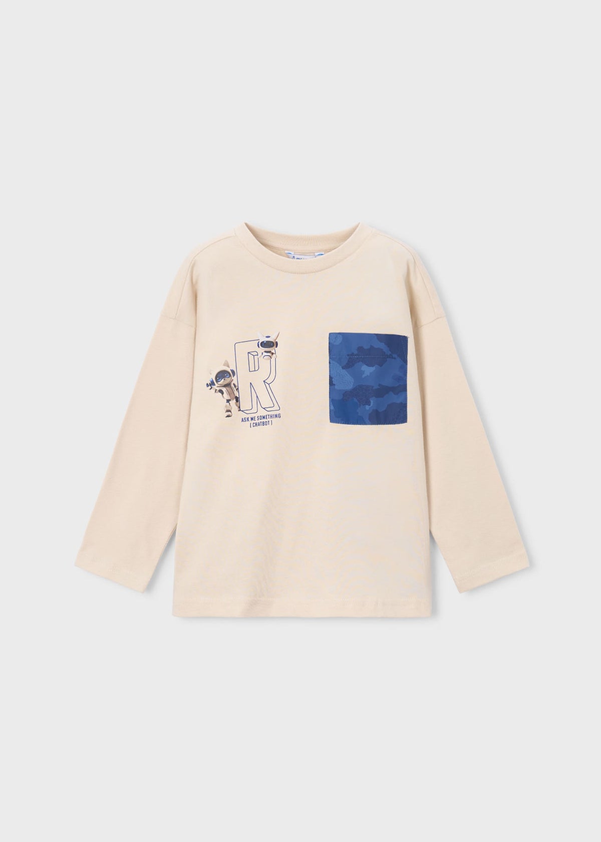 Jungen-T-Shirt mit Brusttasche