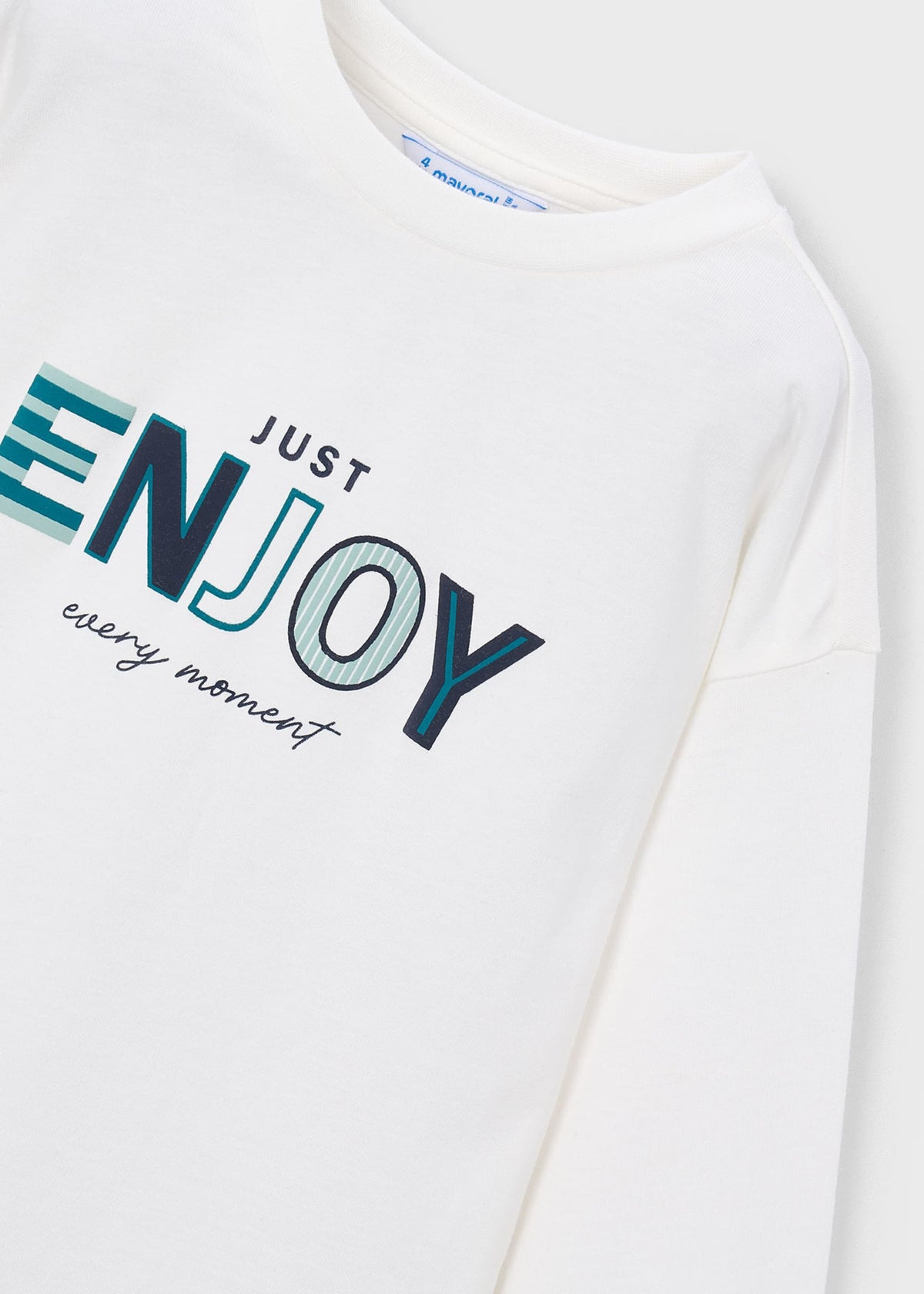 Boys' T-shirt with text