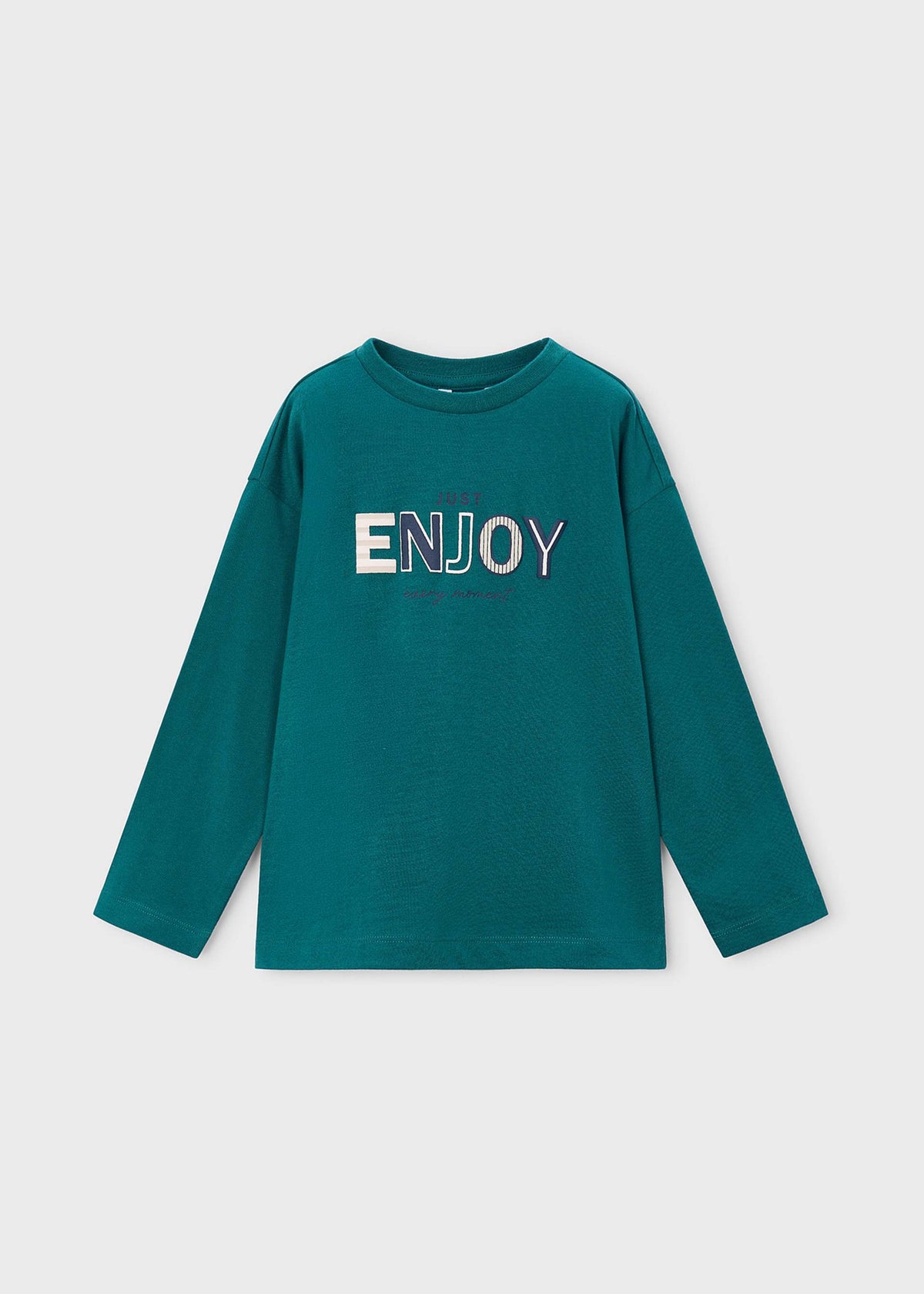 Jungen-T-Shirt mit Text