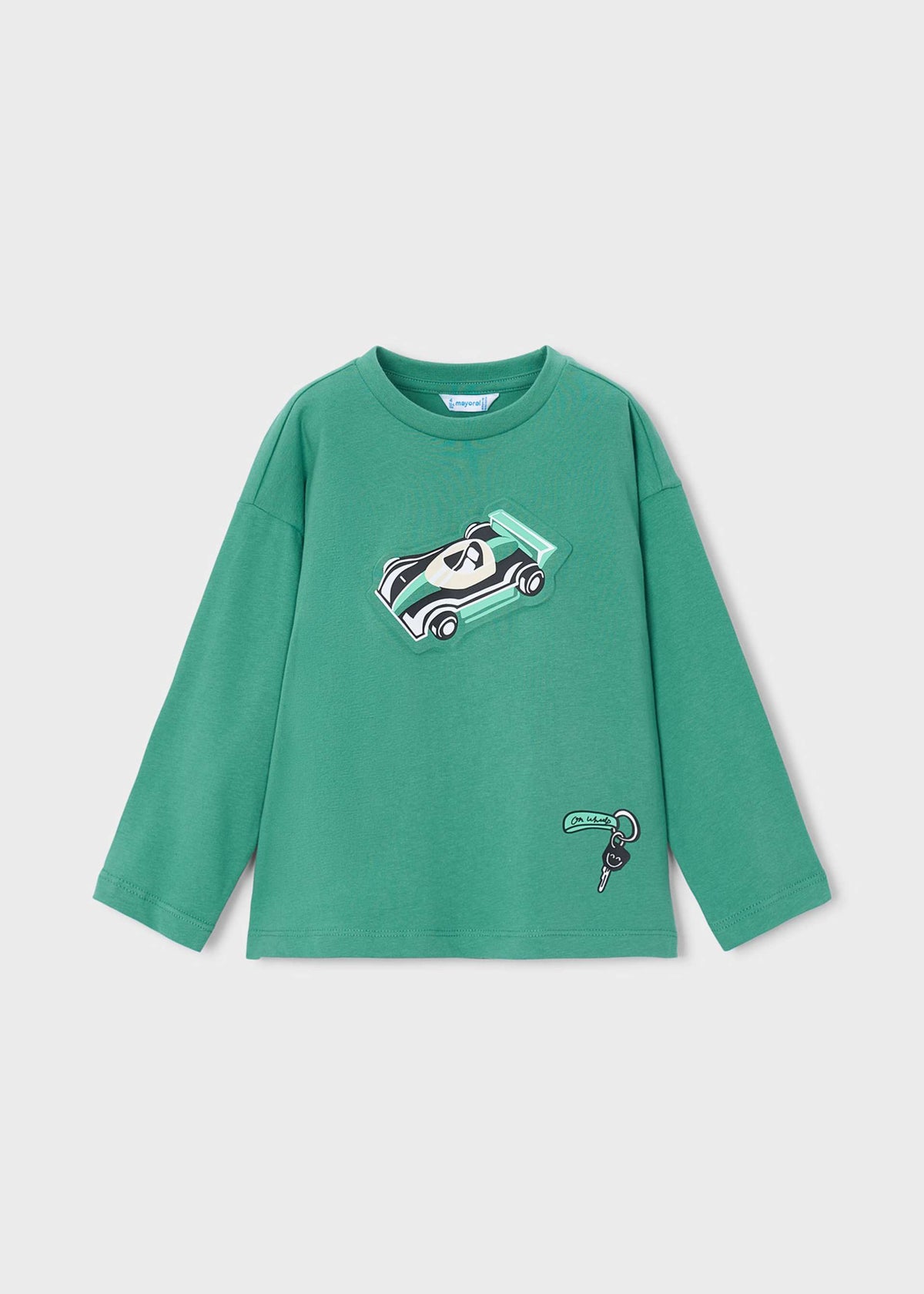 Boy's T-shirt with vehicle design