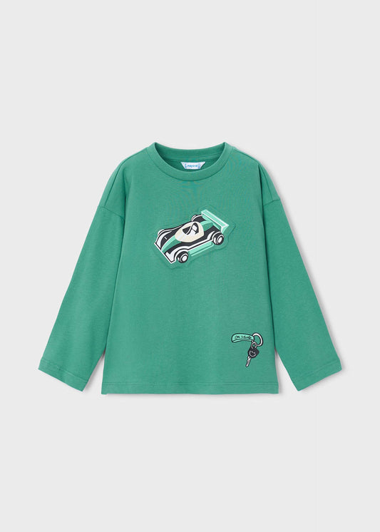 Boy's T-shirt with vehicle design