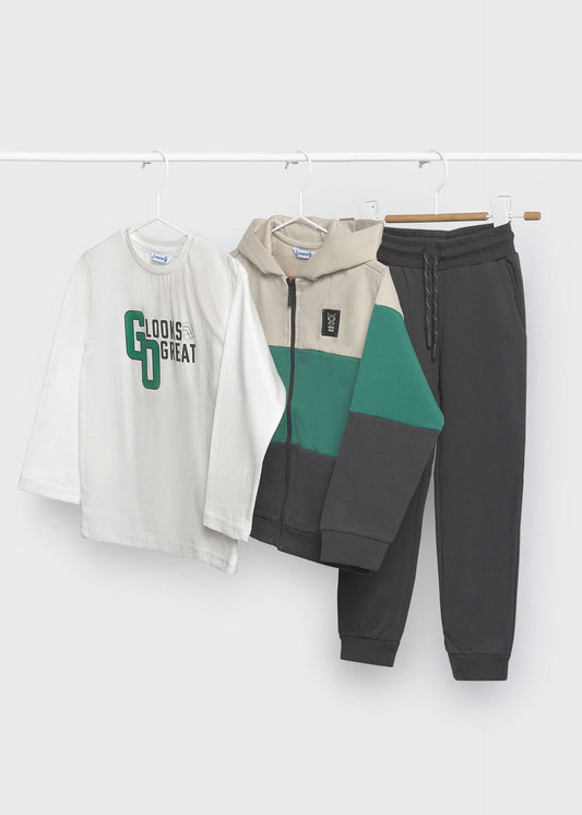 Jungen-Trainingsanzug mit T-Shirt