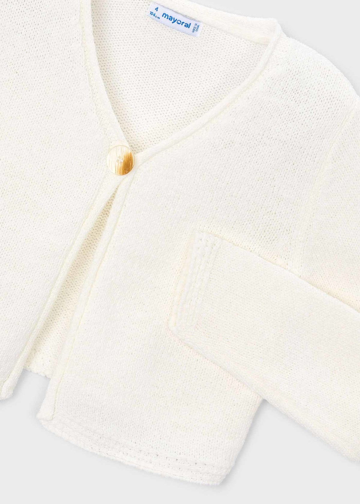 Strickjacke mit Knöpfen für Mädchen