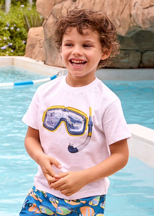 Children's diving goggles T-shirt