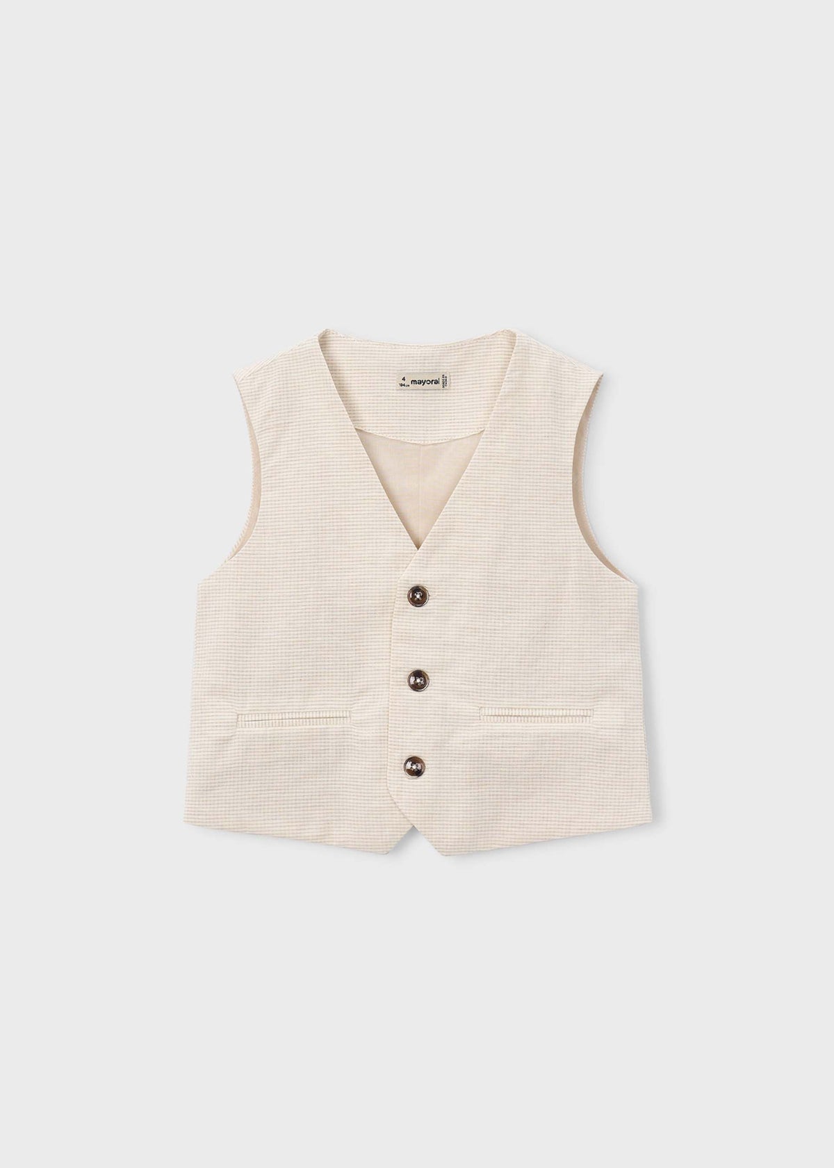 Children's linen waistcoat boy