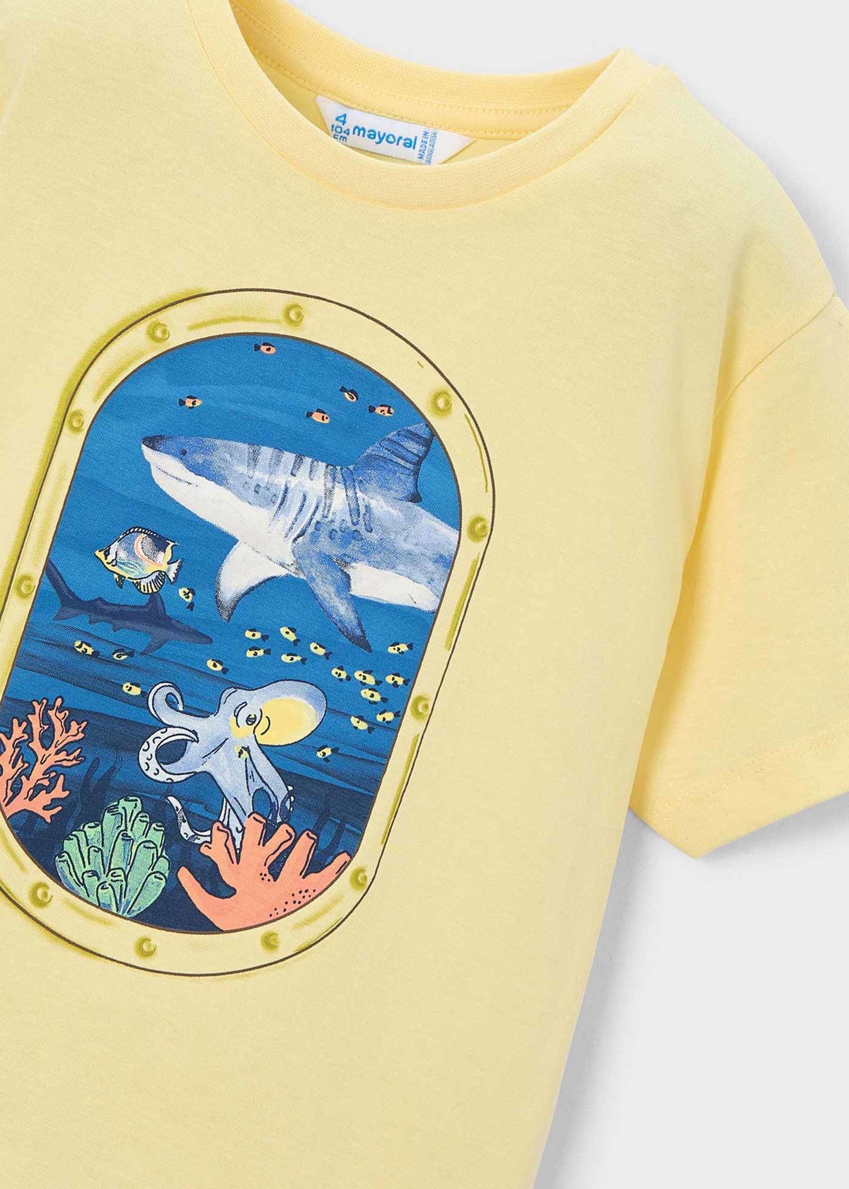 Kinder-T-Shirt mit Unterwasserfenster