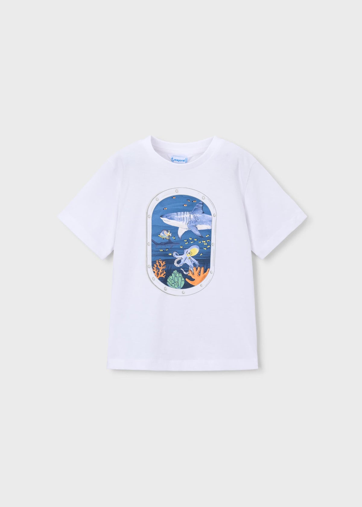 Children's T-shirt with underwater window