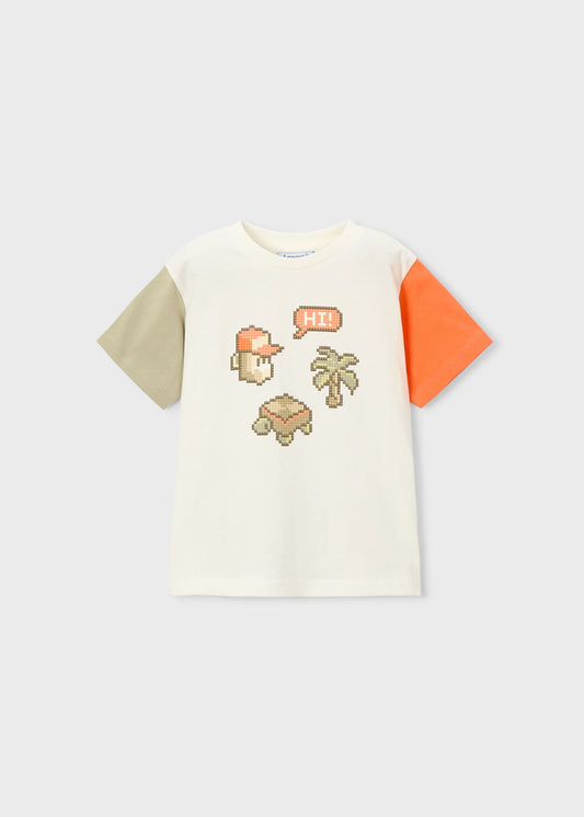 Combination t-shirt boy