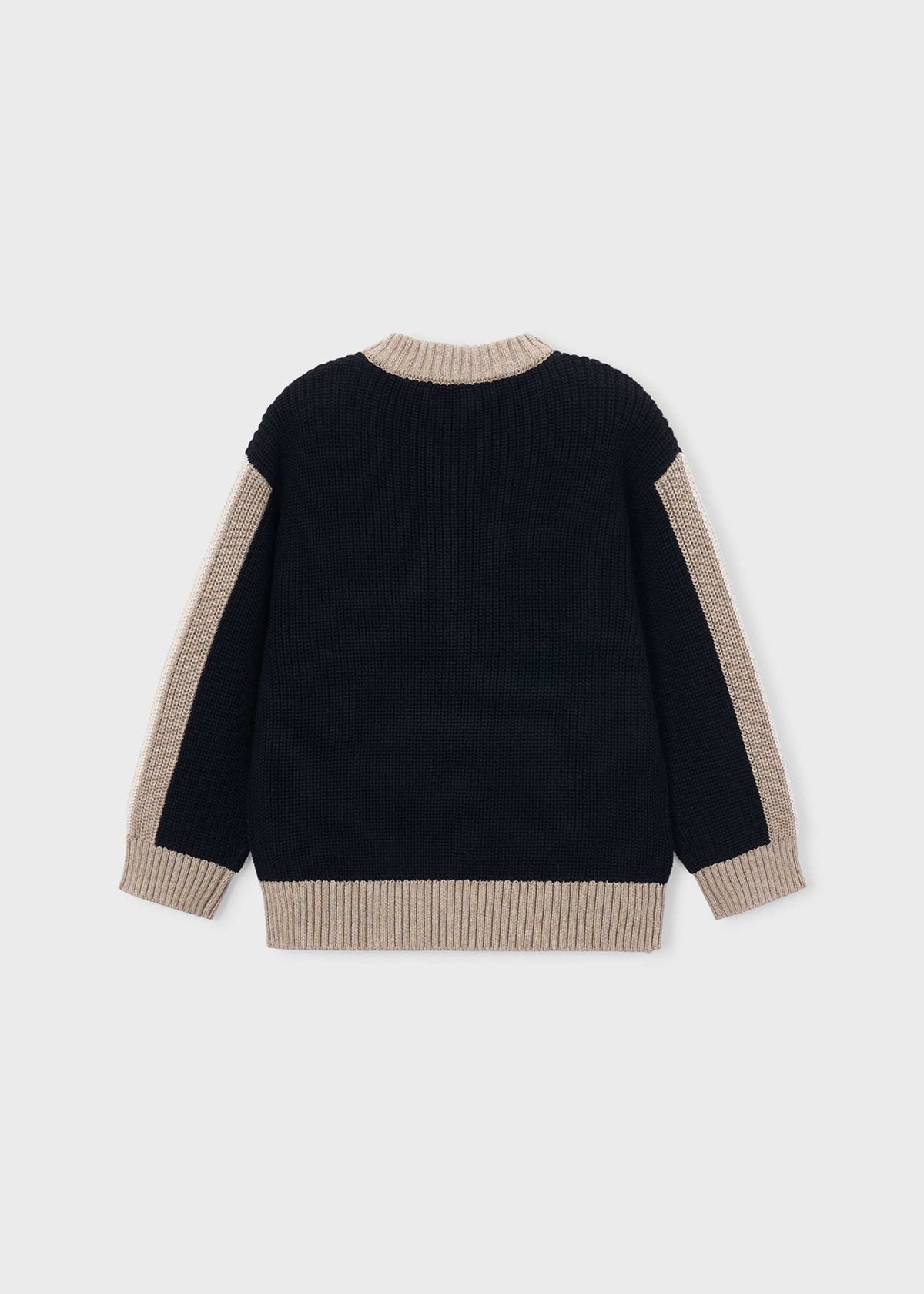 Contrast-coloured jumper for boys