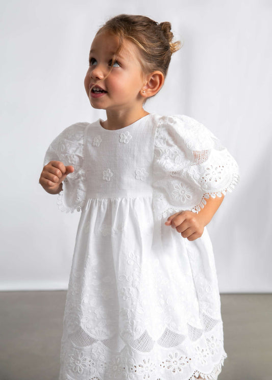Embroidered formal girls dress
