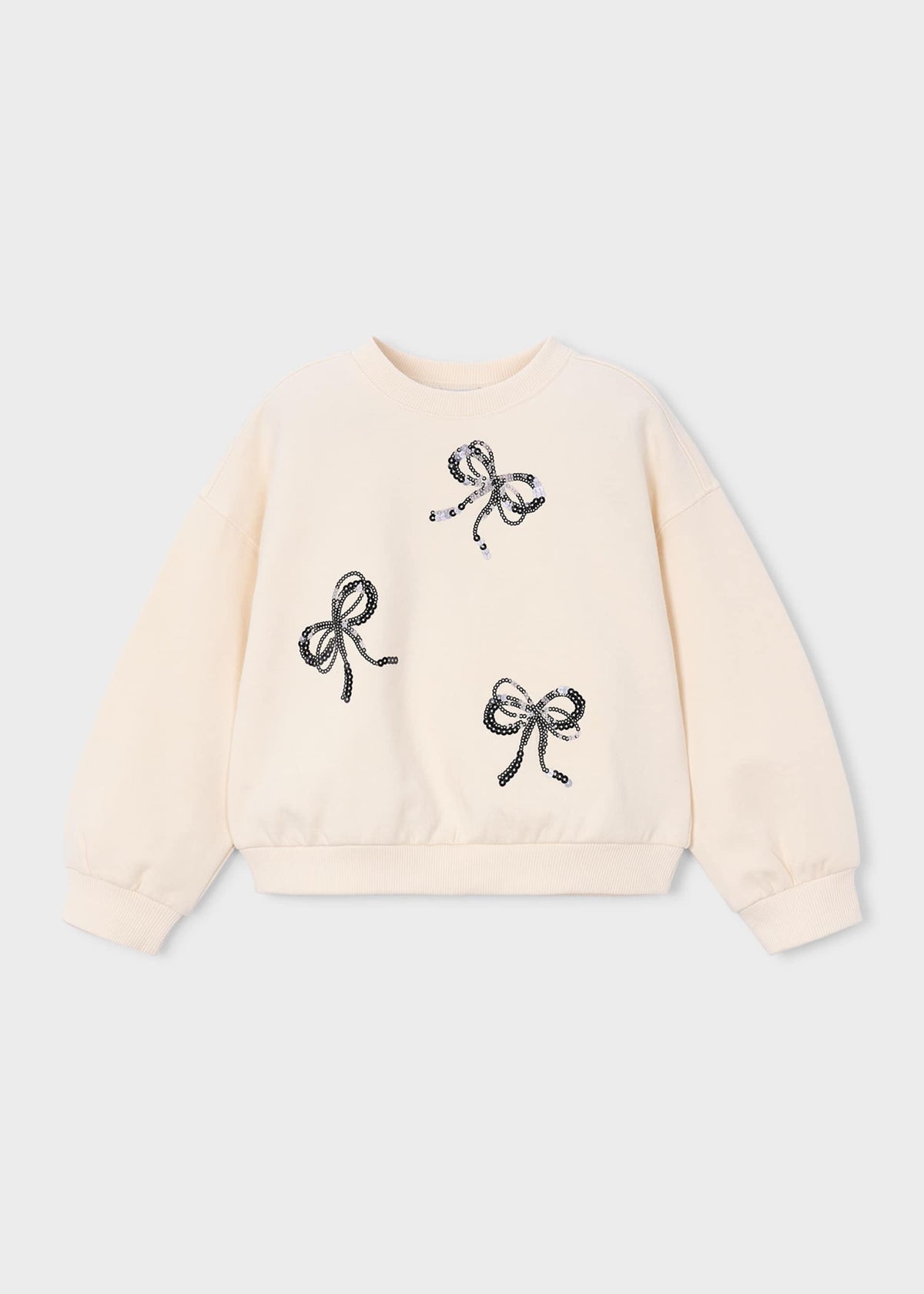 Besticktes Mädchen-Sweatshirt