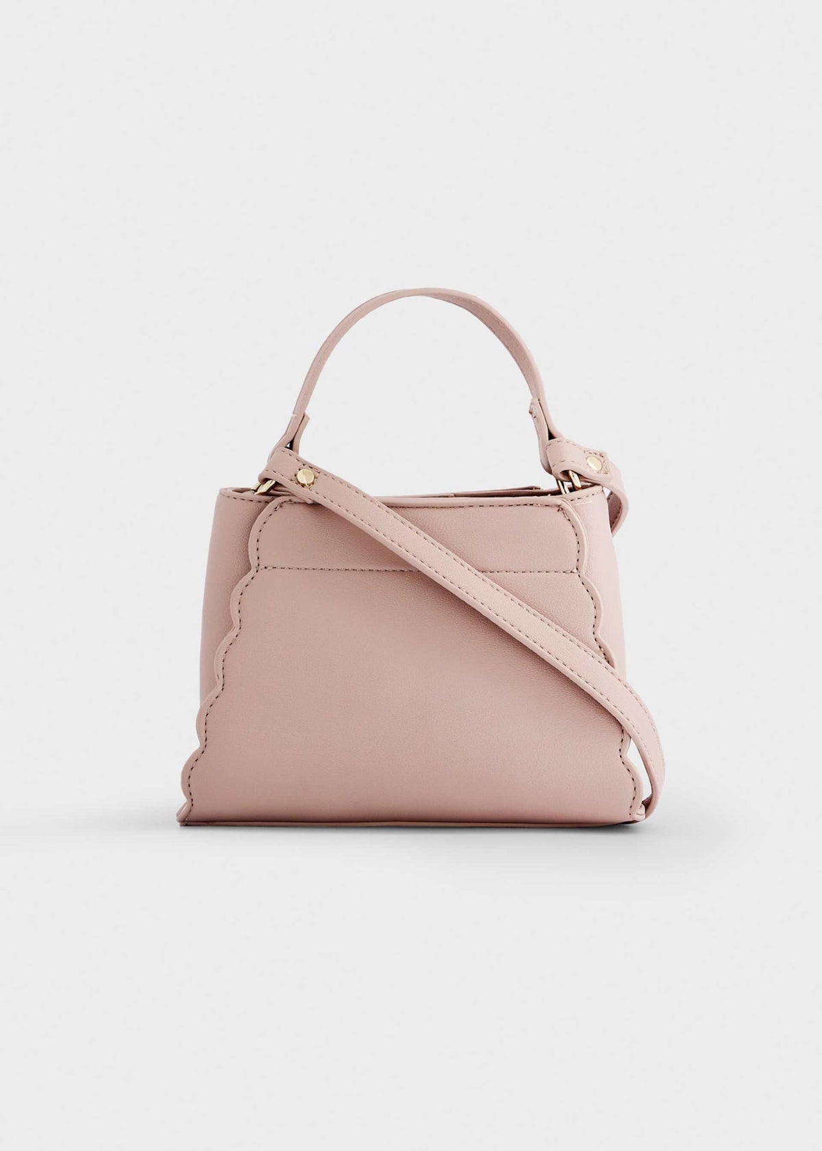 Faux leather bow bag for girls