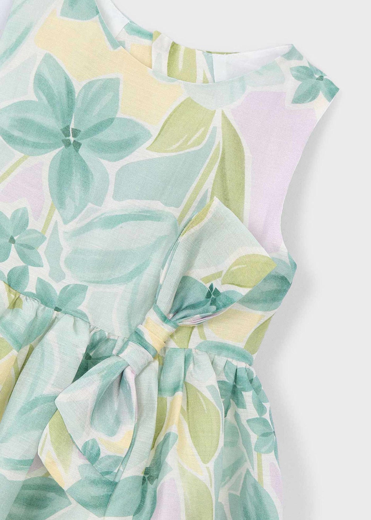 Floral bow dress for girls