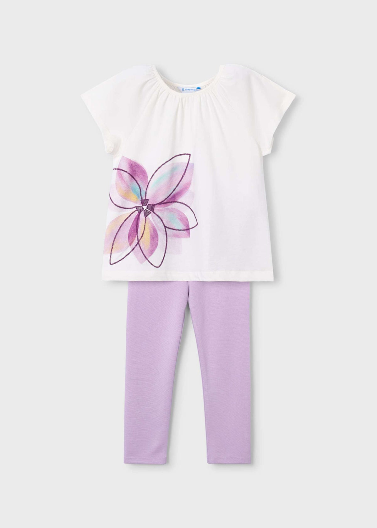 Flower leggings set girl