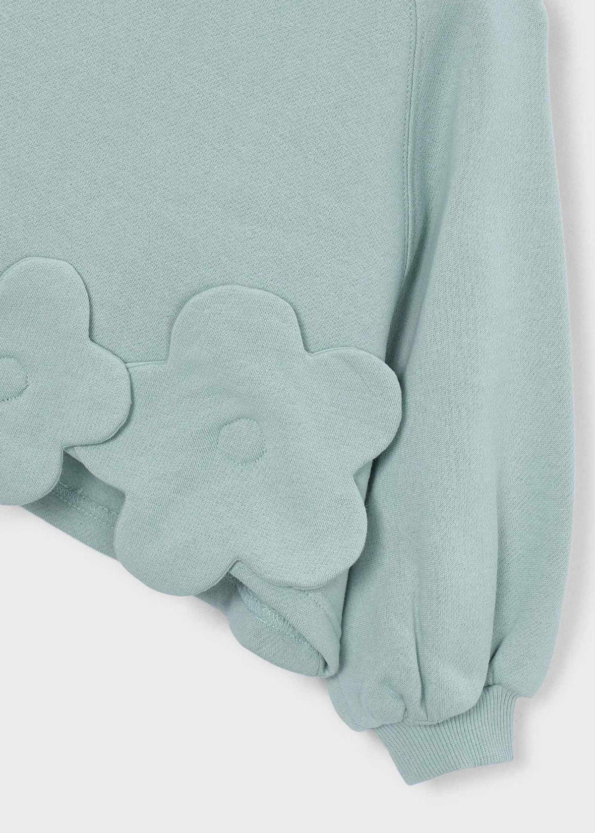 Girl aplique flower jumper