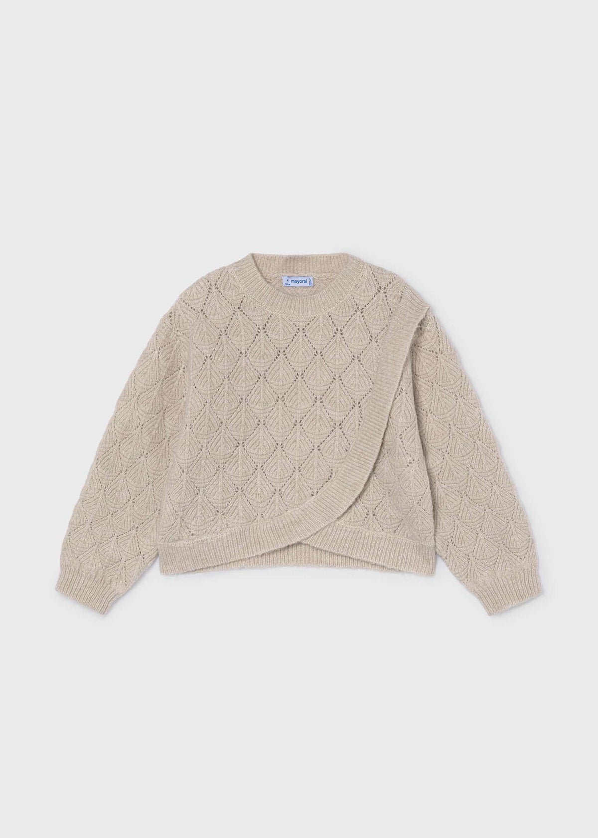 Asymmetrischer Pullover für Mädchen