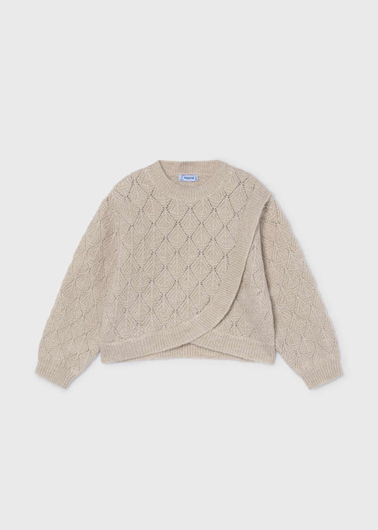 Girl asymmetrical jumper