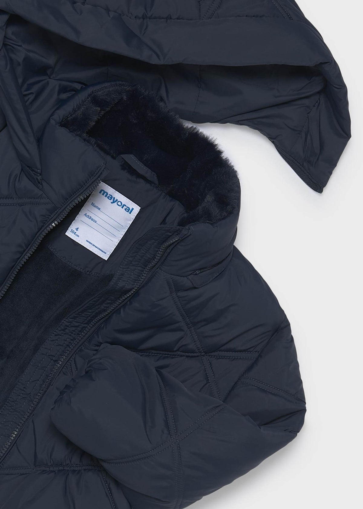 Girl basic school coat