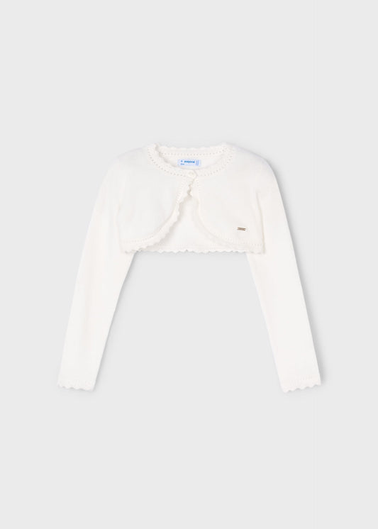 Girl basic tricot cardigan