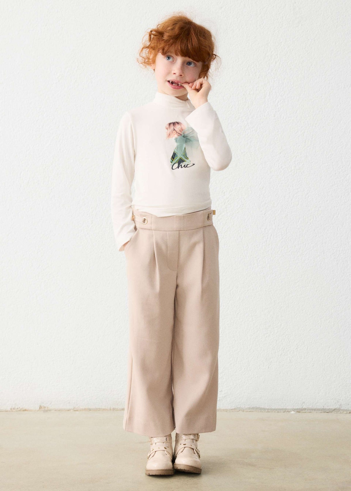 Girl clip trousers