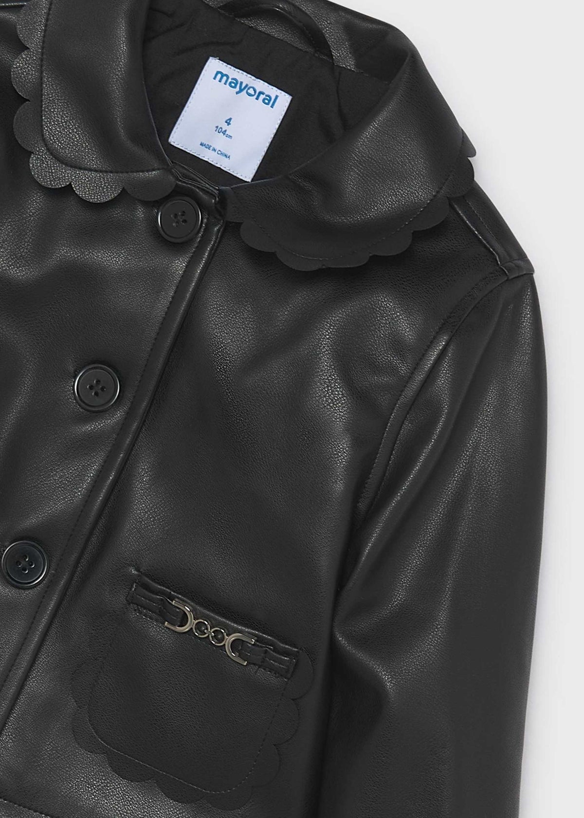 Kunstlederjacke für Mädchen