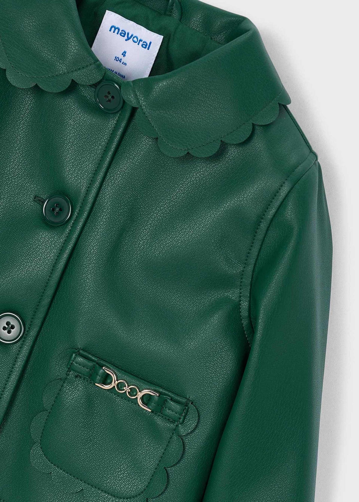 Kunstlederjacke für Mädchen