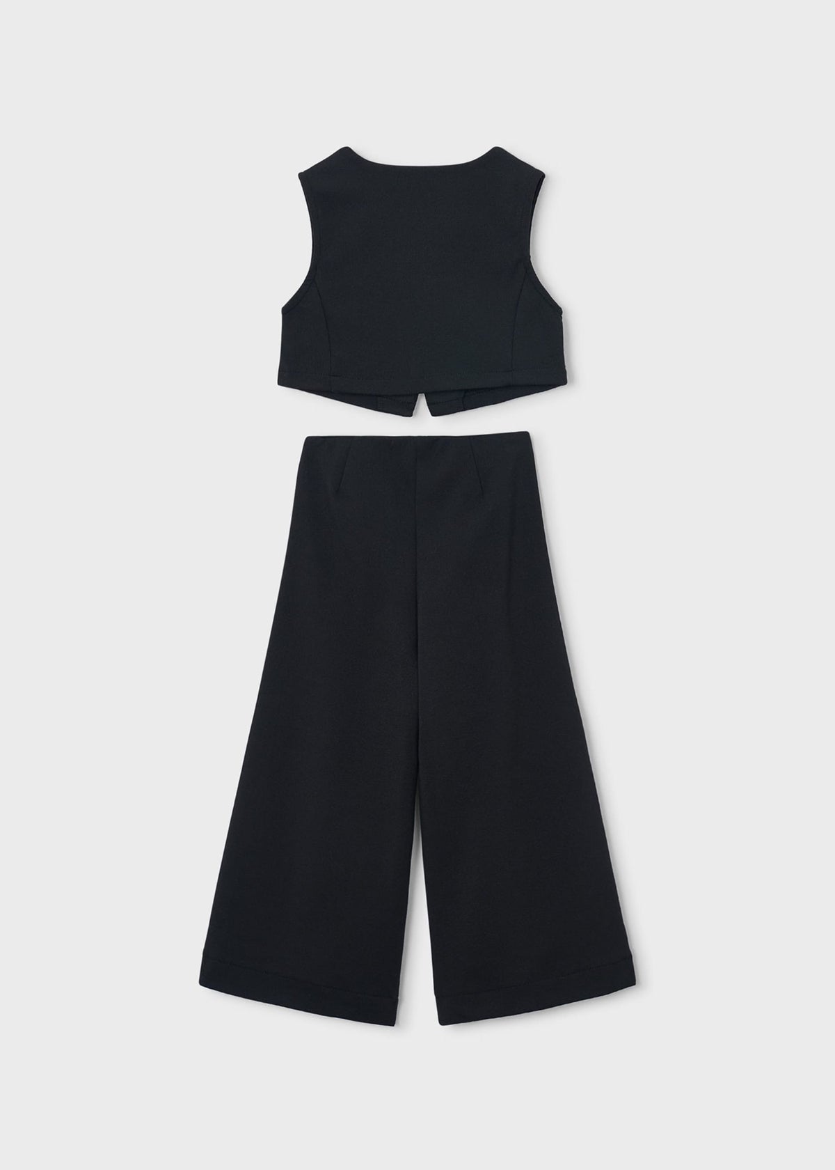 Girl flower trousers and vest set