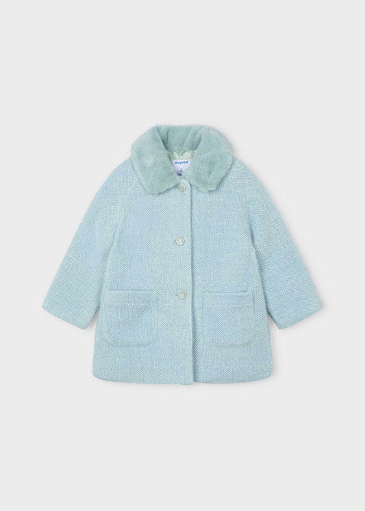 Girl fur coat