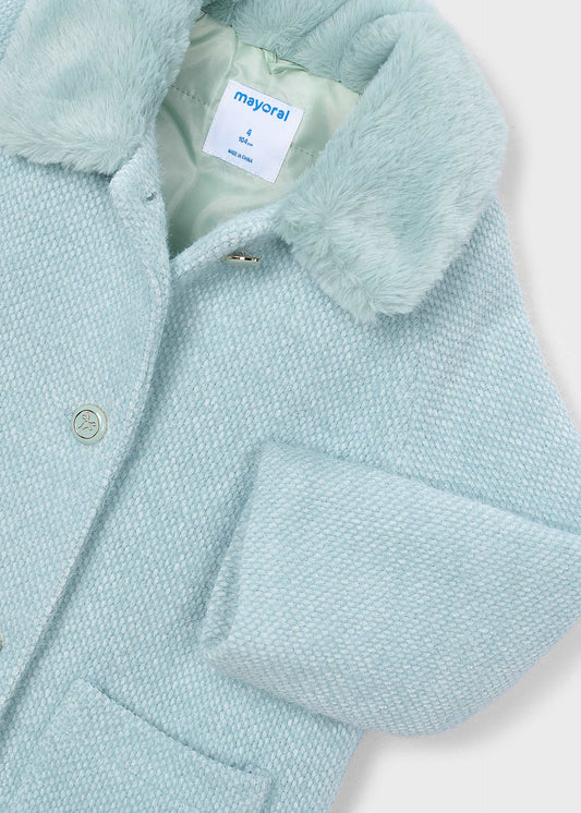 Girl fur coat