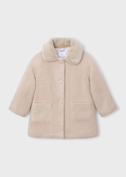 Girl fur coat