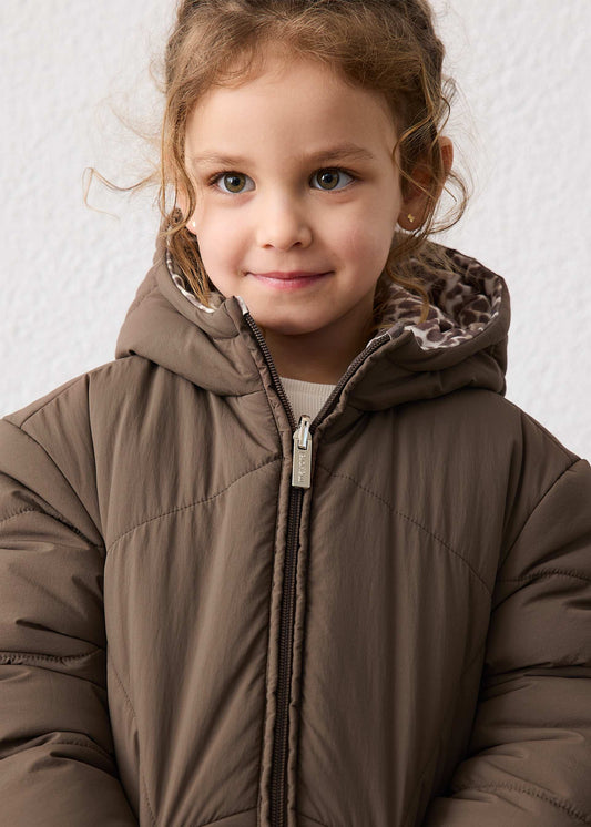 Girl reversible coat