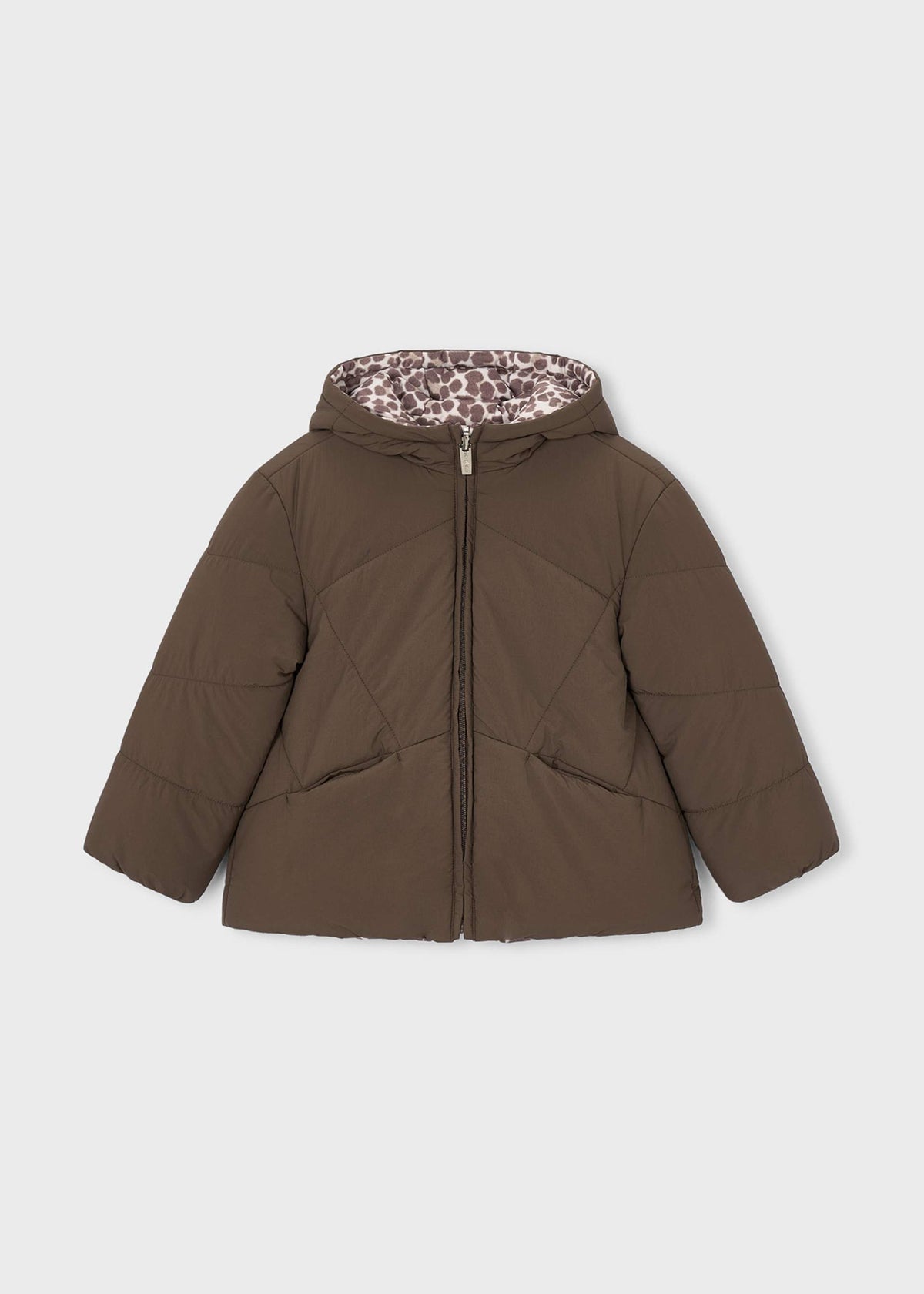 Girl reversible coat