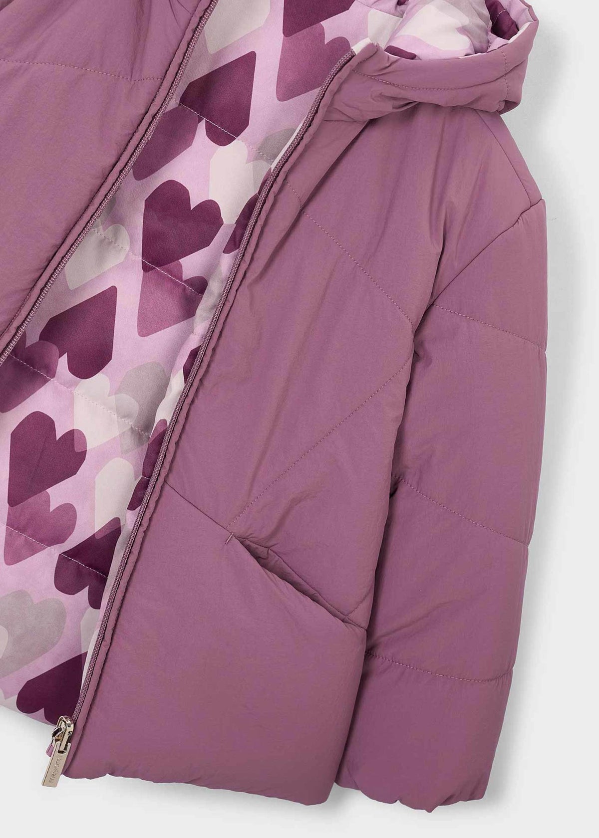 Girl reversible coat