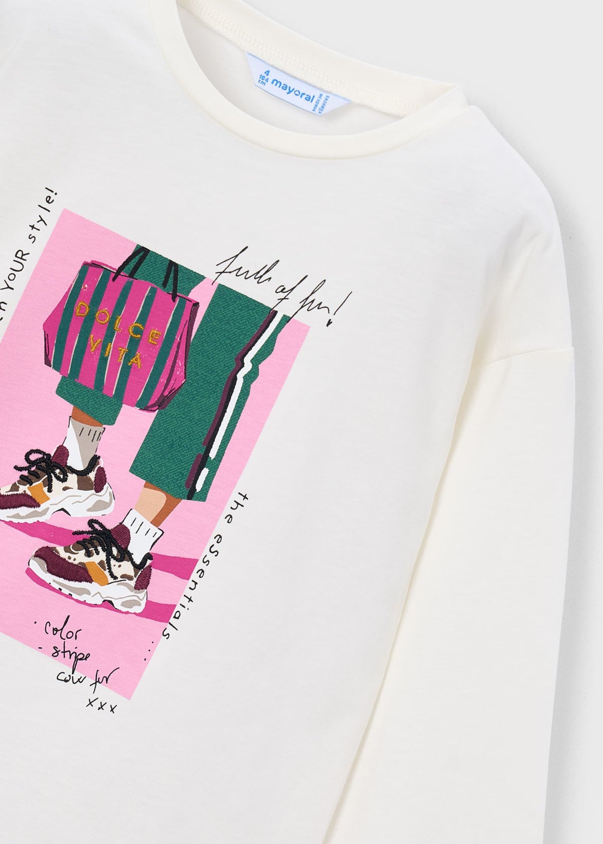 Girl screen print t-shirt