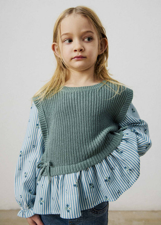 Girl shirt with top