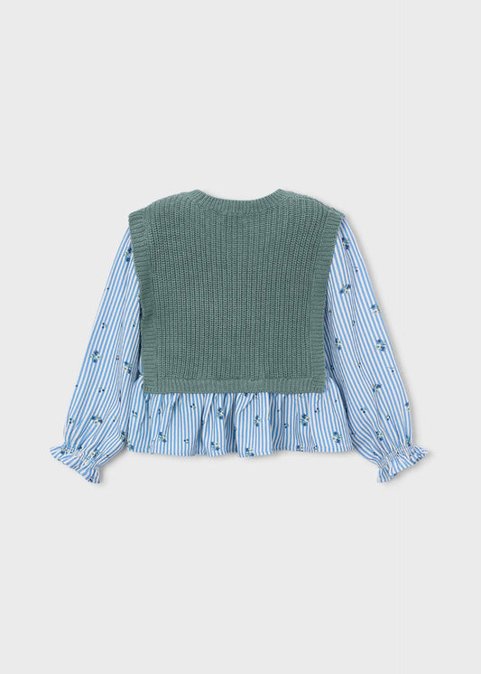 Girl shirt with top