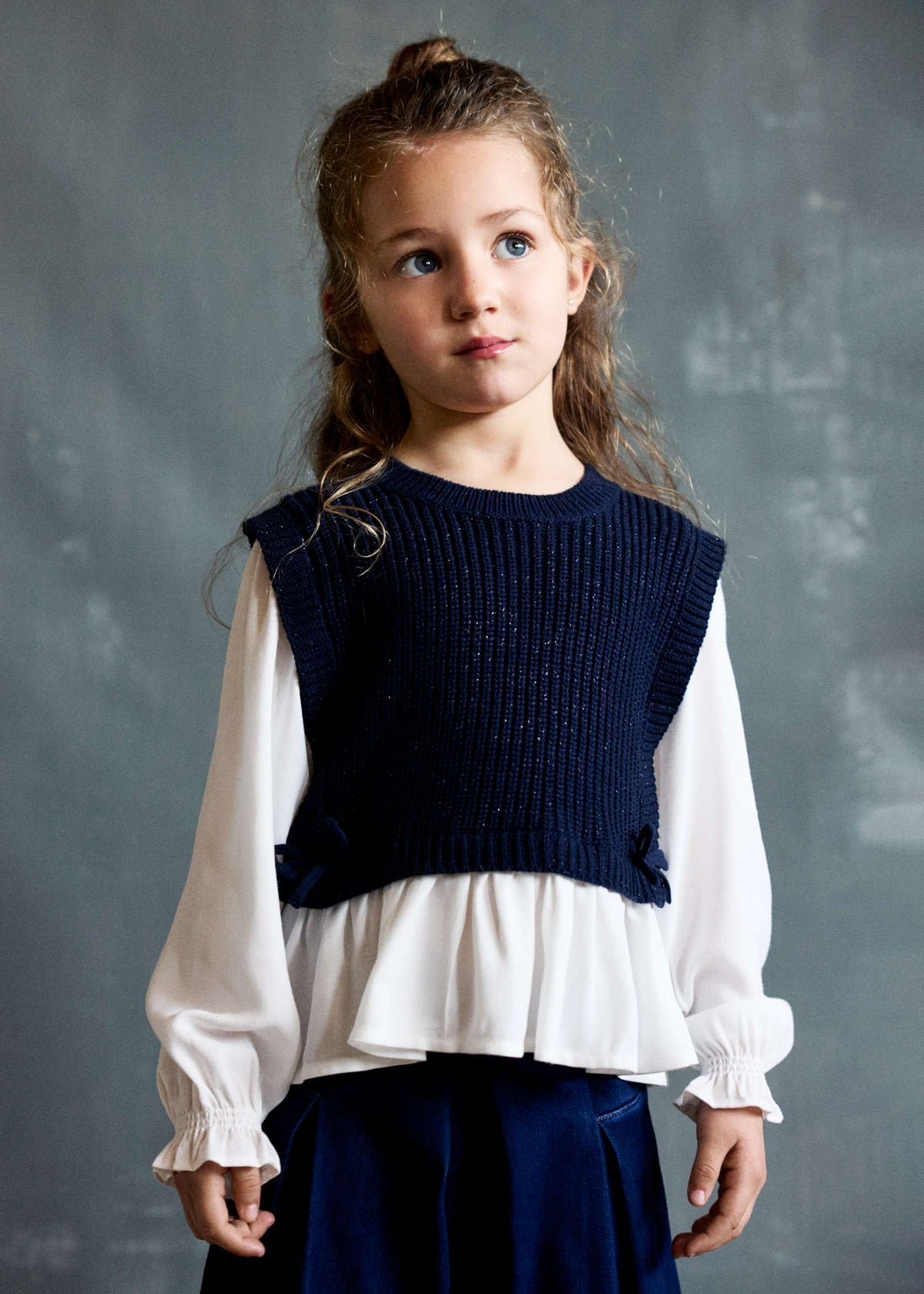 Girl shirt with top